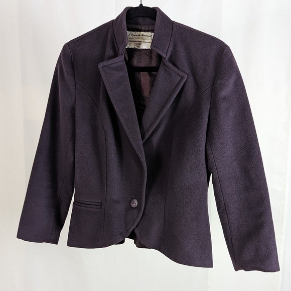 Vintage Canadian Opera Company deep purple blazer - Picture 2 of 11